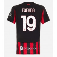 AC Milan Youssouf Fofana #19 Domáci Ženy futbalový dres 2025-26 Krátky Rukáv